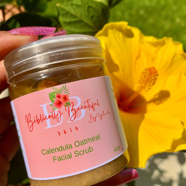 Calendula Oatmeal Facial Scrub