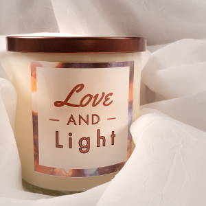 'Love and Light' Hand-Poured Soy Candles (Various Scents!!)