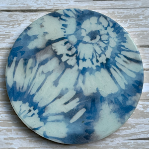 blue tie dye