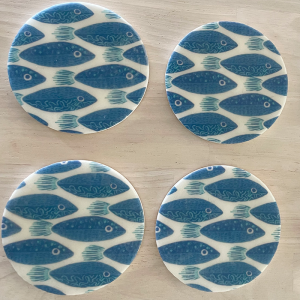 Beachy blue fish