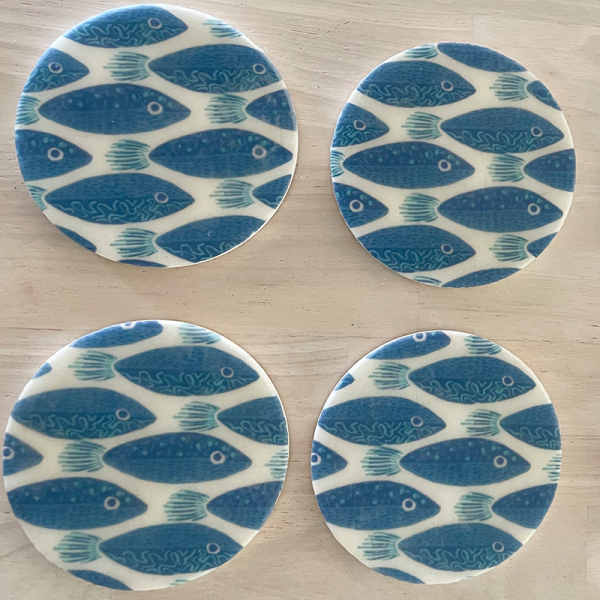 Beachy blue fish