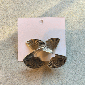 Platinum Swirl Earrings