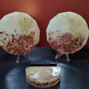 3 - Piece Coaster and Cell Phone Holder