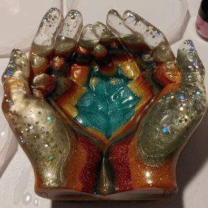 Cupped hands