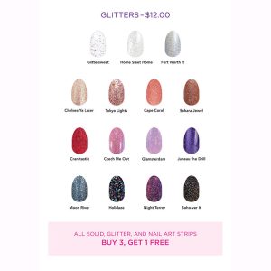Glitter Nail Colors