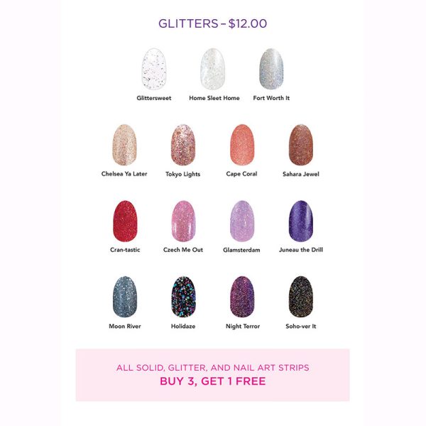 Glitter Nail Colors