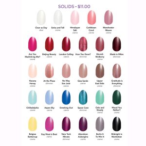 Solid Nail Colors