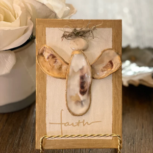 Oyster angel on canvas