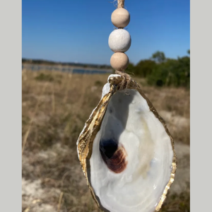 Natural Oyster Ornament