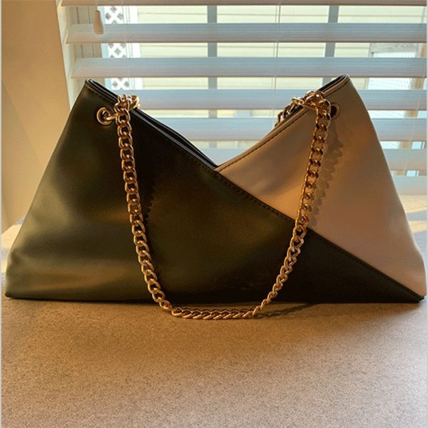 Two Tone Chain Bag