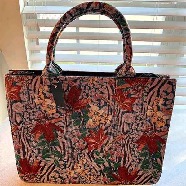 Multi Flower Tote