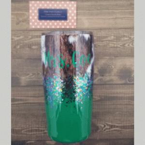 Cow Hide Tumbler