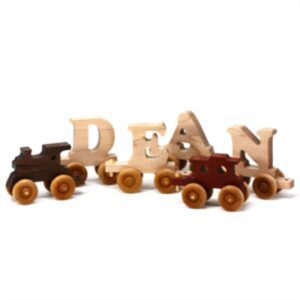 Wood Name Train