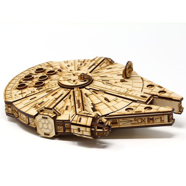3D PUZZLE M FALCON SPACESHIP MDF WOOD 3D PUZZLE