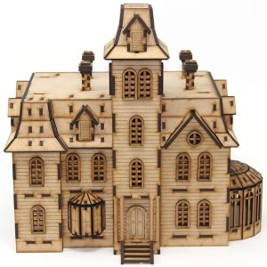 3D PUZZLE ADDAMS FAMILY HAUNTED HOUSE MDF WOOD 3D PUZZLE