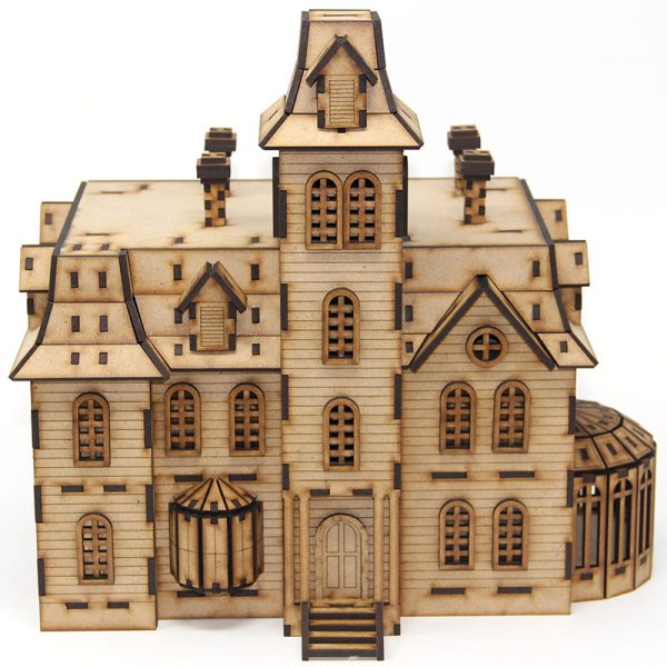 3D PUZZLE ADDAMS FAMILY HAUNTED HOUSE MDF WOOD 3D PUZZLE