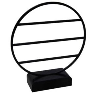 EARRINGS DISPLAY ORGANIZER HOLDER CIRCULAR 3D PRINTED HOLDS BOTH POST & WIRE EARRINGS