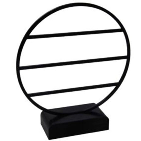 EARRINGS DISPLAY ORGANIZER HOLDER CIRCULAR 3D PRINTED HOLDS BOTH POST & WIRE EARRINGS